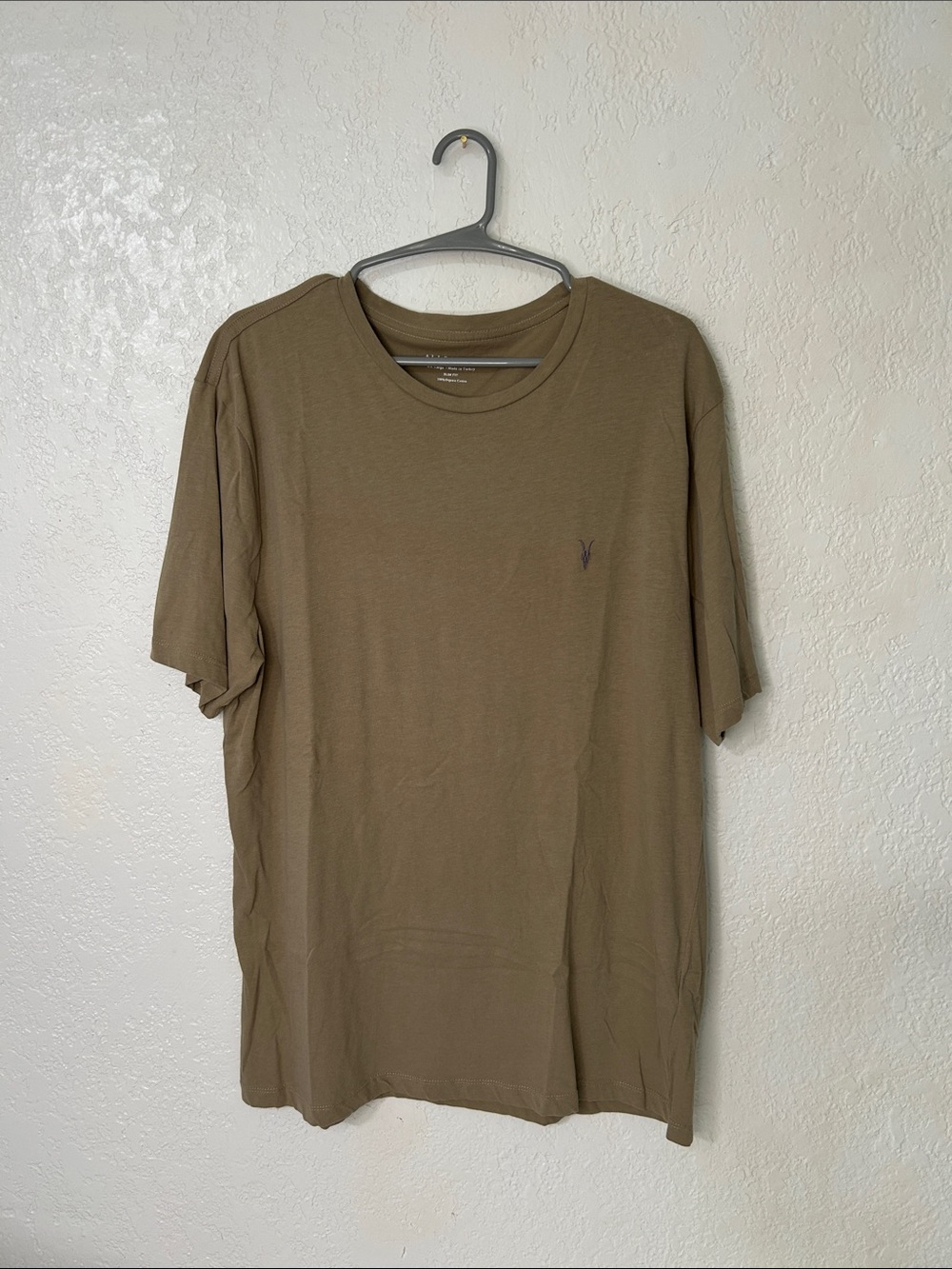 All Saints Men's Crew Neck T-Shirt - Olive